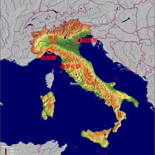 意大利为何会成为欧洲文艺复兴发源地?地理位置的重要性不可忽略