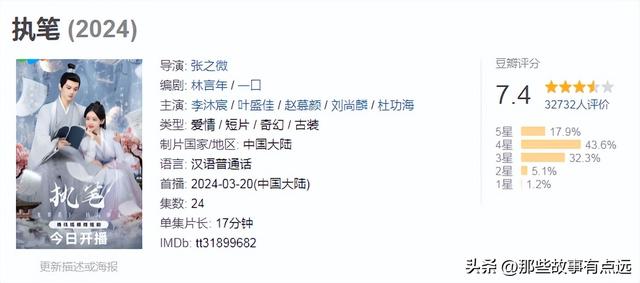 2024最新电视剧排行榜前十名,只有一部仙侠剧入围