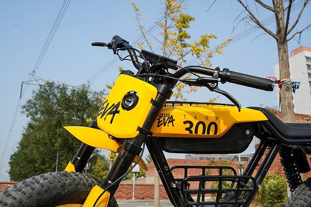 实拍坦克300边境限定版与BUXUS联名纯电越野自行车