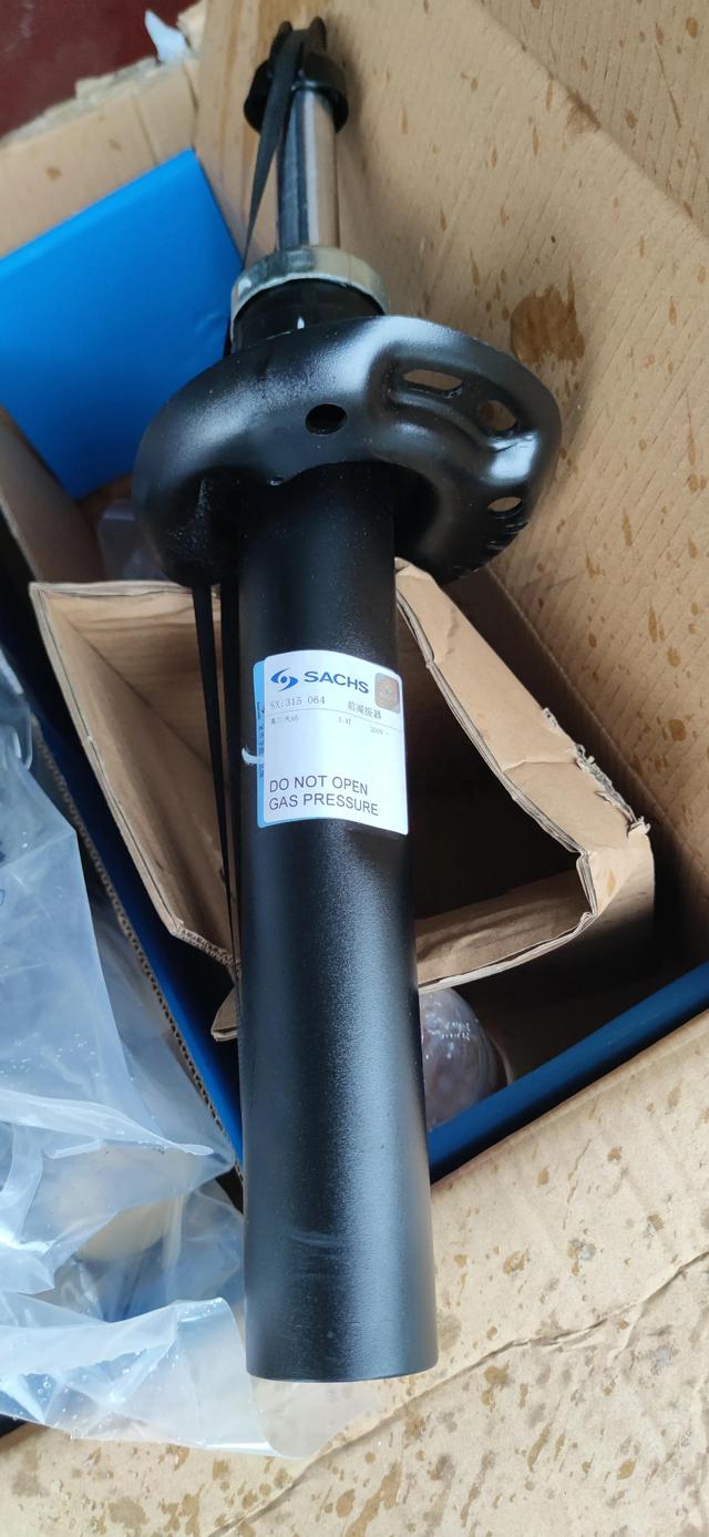 高尔夫6-更换全车4个原厂萨克斯全新避震器减震器